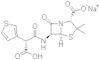 (2S,5R,6R)-6-[[(2R)-2-carboxy-2-thiophen-3-yl-acetyl]amino]-3,3-dimethyl-7-oxo-4-thia-1-azabicyclo[3.2.0]heptane-2-carboxylic acid monosodium salt