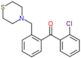 (2-chlorophenyl)-[2-(thiomorpholinomethyl)phenyl]methanone