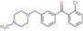 (2-chlorophenyl)-[3-[(4-methylpiperazin-1-yl)methyl]phenyl]methanone