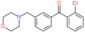 (2-chlorophenyl)-[3-(morpholinomethyl)phenyl]methanone