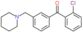 (2-chlorophenyl)-[3-(1-piperidylmethyl)phenyl]methanone