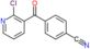 4-(2-chloropyridine-3-carbonyl)benzonitrile