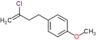 1-(3-chlorobut-3-enyl)-4-methoxy-benzene