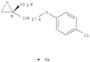 2-Oxiranecarboxylic acid, 2-[6-(4-chlorophenoxy)hexyl]-, sodium salt (1:1), (2R)-