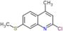 2-chloro-4-methyl-7-methylsulfanyl-quinoline