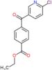 ethyl 4-[(6-chloropyridin-3-yl)carbonyl]benzoate