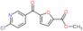 methyl 5-(6-chloropyridine-3-carbonyl)furan-2-carboxylate