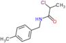 2-chloro-N-(4-methylbenzyl)propanamide