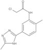 2-Chloro-N-[2-methyl-5-(3-methyl-1H-1,2,4-triazol-5-yl)phenyl]acetamide