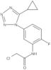 2-Chloro-N-[5-(5-cyclopropyl-1H-tetrazol-1-yl)-2-fluorophenyl]acetamide