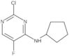 2-Chloro-N-cyclopentyl-5-fluoro-4-pyrimidinamine