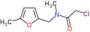 2-chloro-N-methyl-N-[(5-methylfuran-2-yl)methyl]acetamide