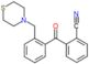 2-[2-(thiomorpholinomethyl)benzoyl]benzonitrile