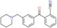 2-[3-(1-Piperidinylmethyl)benzoyl]benzonitrile