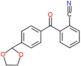 2-[4-(1,3-dioxolan-2-yl)benzoyl]benzonitrile