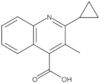 2-Cyclopropyl-3-methyl-4-quinolinecarboxylic acid