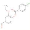 Benzoic acid, 4-chloro-, 2-ethoxy-4-formylphenyl ester