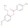 Benzoic acid, 4-methyl-, 2-ethoxy-4-formylphenyl ester