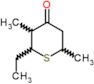 2-ethyl-3,6-dimethyltetrahydro-4H-thiopyran-4-one