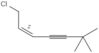 (2Z)-1-Chloro-6,6-dimethyl-2-hepten-4-yne