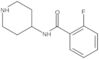 2-Fluoro-N-4-piperidinylbenzamide