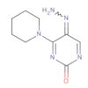 2(1H)-Pyrimidinone, 4-(1-piperidinyl)-, hydrazone