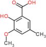 2-hydroxy-3-methoxy-5-methylbenzoic acid