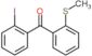 (2-iodophenyl)-(2-methylsulfanylphenyl)methanone