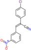 (2Z)-2-(4-chlorophenyl)-3-(3-nitrophenyl)prop-2-enenitrile