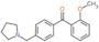 (2-methoxyphenyl)-[4-(pyrrolidin-1-ylmethyl)phenyl]methanone