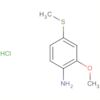 Benzenamine, 2-methoxy-4-(methylthio)-, hydrochloride