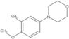 2-Methoxy-5-(4-morpholinyl)benzenamine