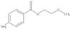 Ethanol, 2-methoxy-, 1-(4-aminobenzoate)