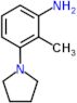 2-methyl-3-pyrrolidin-1-yl-aniline