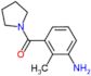 (3-amino-2-methylphenyl)(pyrrolidin-1-yl)methanone