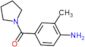 (4-amino-3-methylphenyl)(pyrrolidin-1-yl)methanone