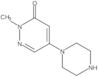 2-Methyl-5-(1-piperazinyl)-3(2H)-pyridazinone