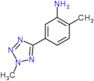 2-methyl-5-(2-methyltetrazol-5-yl)aniline