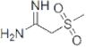 2-(METHANESULPHONYL)ACETAMIDINE