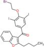 [4-(2-bromoethoxy)-3,5-diiodophenyl](2-butyl-1-benzofuran-3-yl)methanone