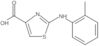 2-[(2-Methylphenyl)amino]-4-thiazolecarboxylic acid