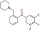 [2-(1-piperidylmethyl)phenyl]-(3,4,5-trifluorophenyl)methanone