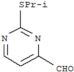 4-Pyrimidinecarboxaldehyde,2-[(1-methylethyl)thio]-