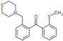 (2-methylsulfanylphenyl)-[2-(thiomorpholinomethyl)phenyl]methanone