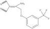 2-[1-Amino-2-[3-(trifluoromethyl)phenoxy]ethylidene]propanedinitrile