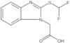 2-[(Difluoromethyl)thio]-1H-benzimidazole-1-acetic acid
