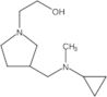 3-[(Cyclopropylmethylamino)methyl]-1-pyrrolidineethanol