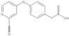 4-[(2-Cyano-4-pyridinyl)oxy]benzeneacetic acid