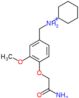 N-[4-(2-amino-2-oxoethoxy)-3-methoxybenzyl]cyclohexanaminium