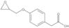 4-(2-Oxiranylmethoxy)benzeneacetic acid